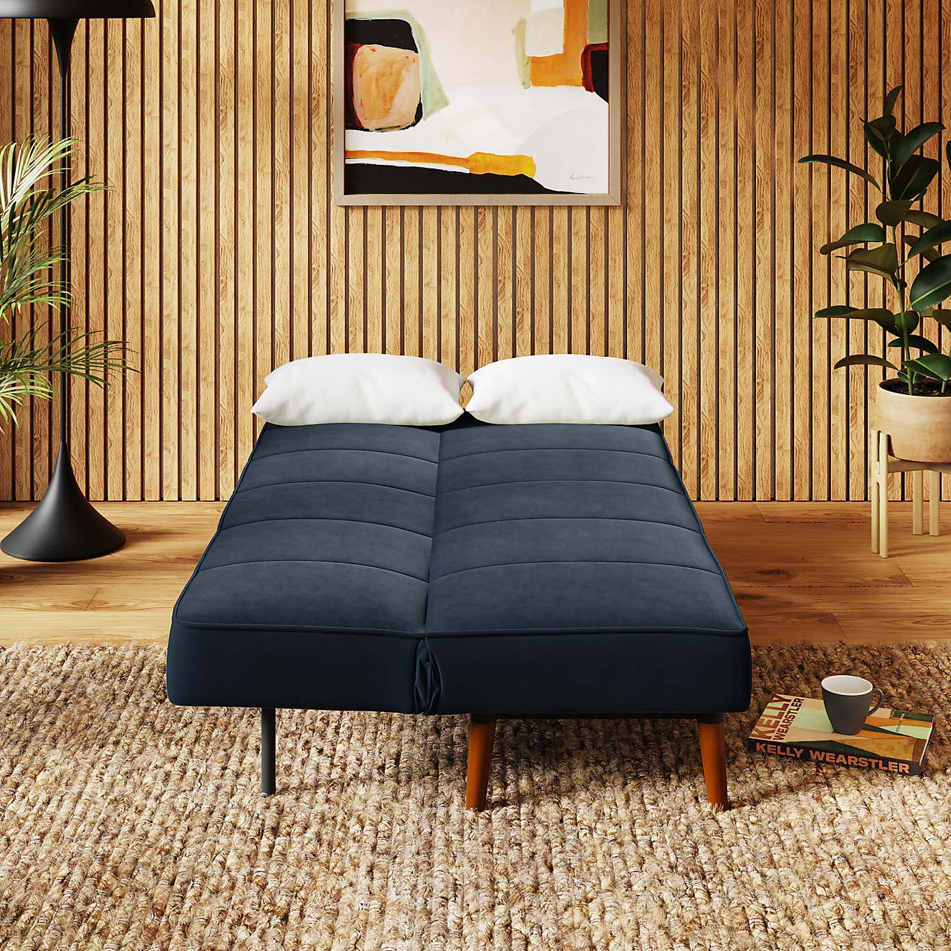 Niko Velvet Clic Clac Sofa Bed