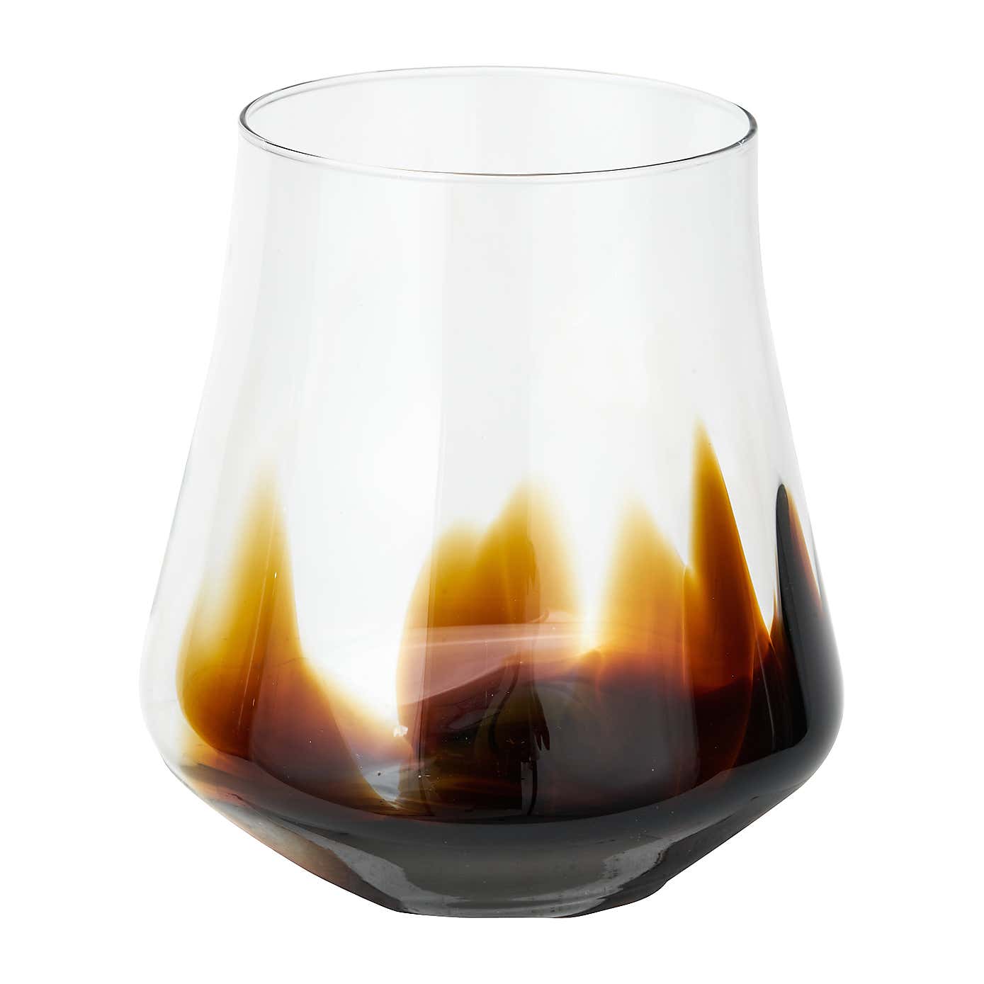 Ombre Glass Bell Vase