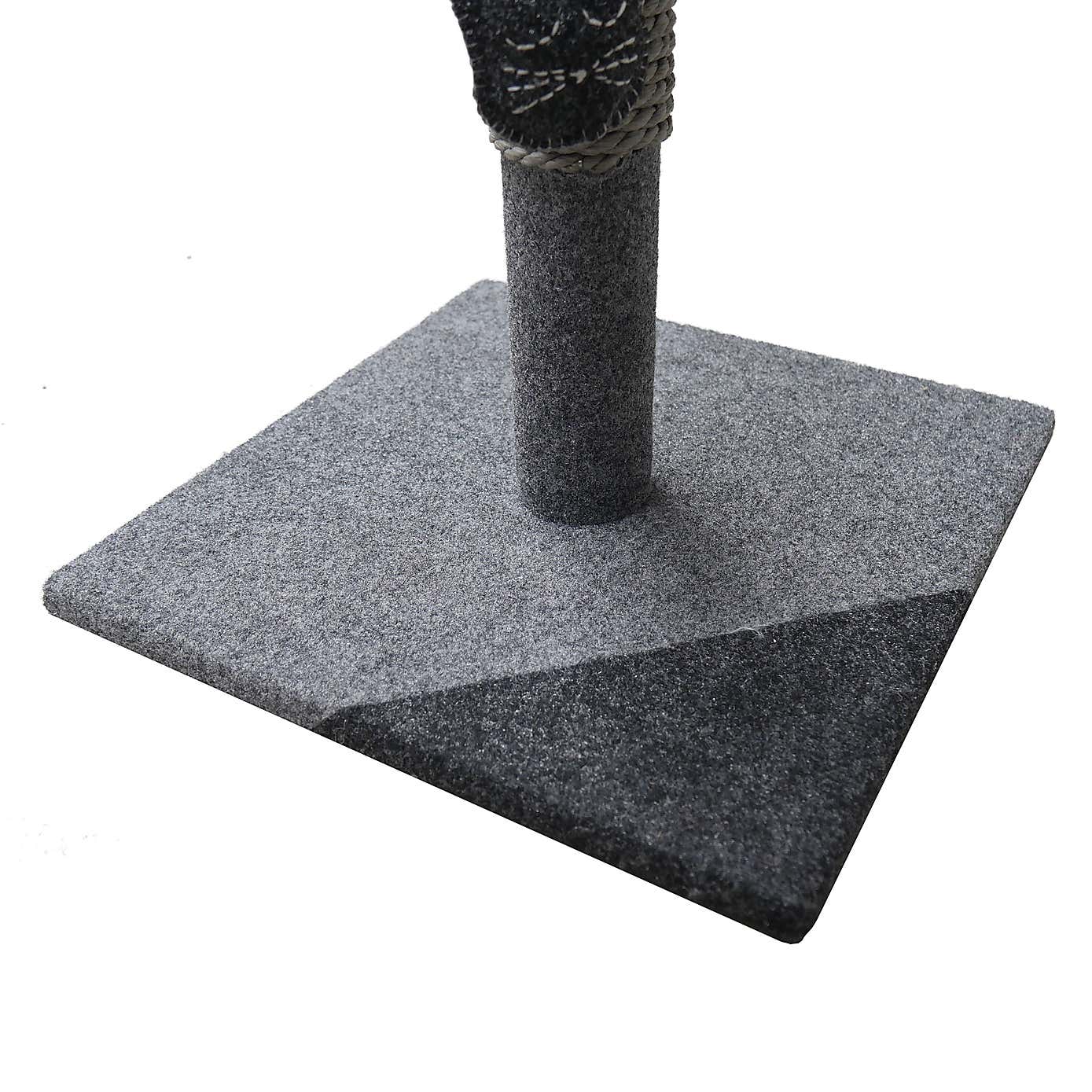 Rosewood Felt Charcoal Cat Post