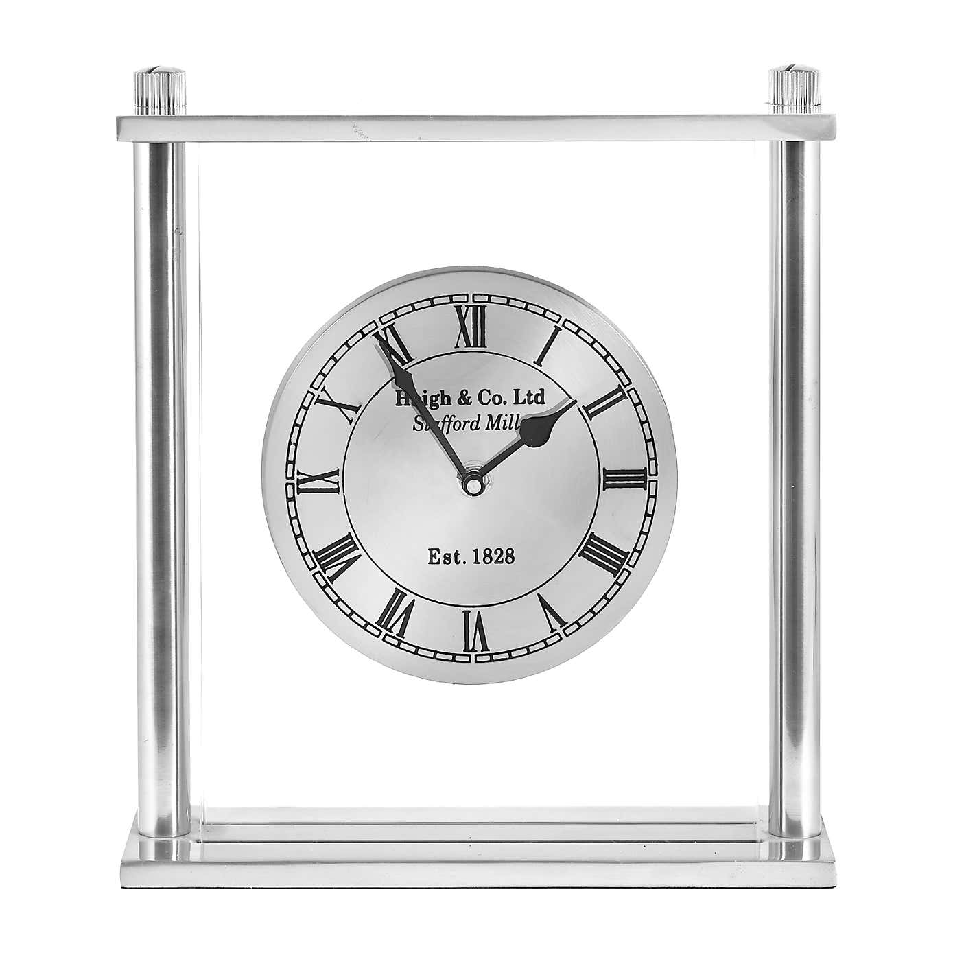 Square Framed Mantel Clock