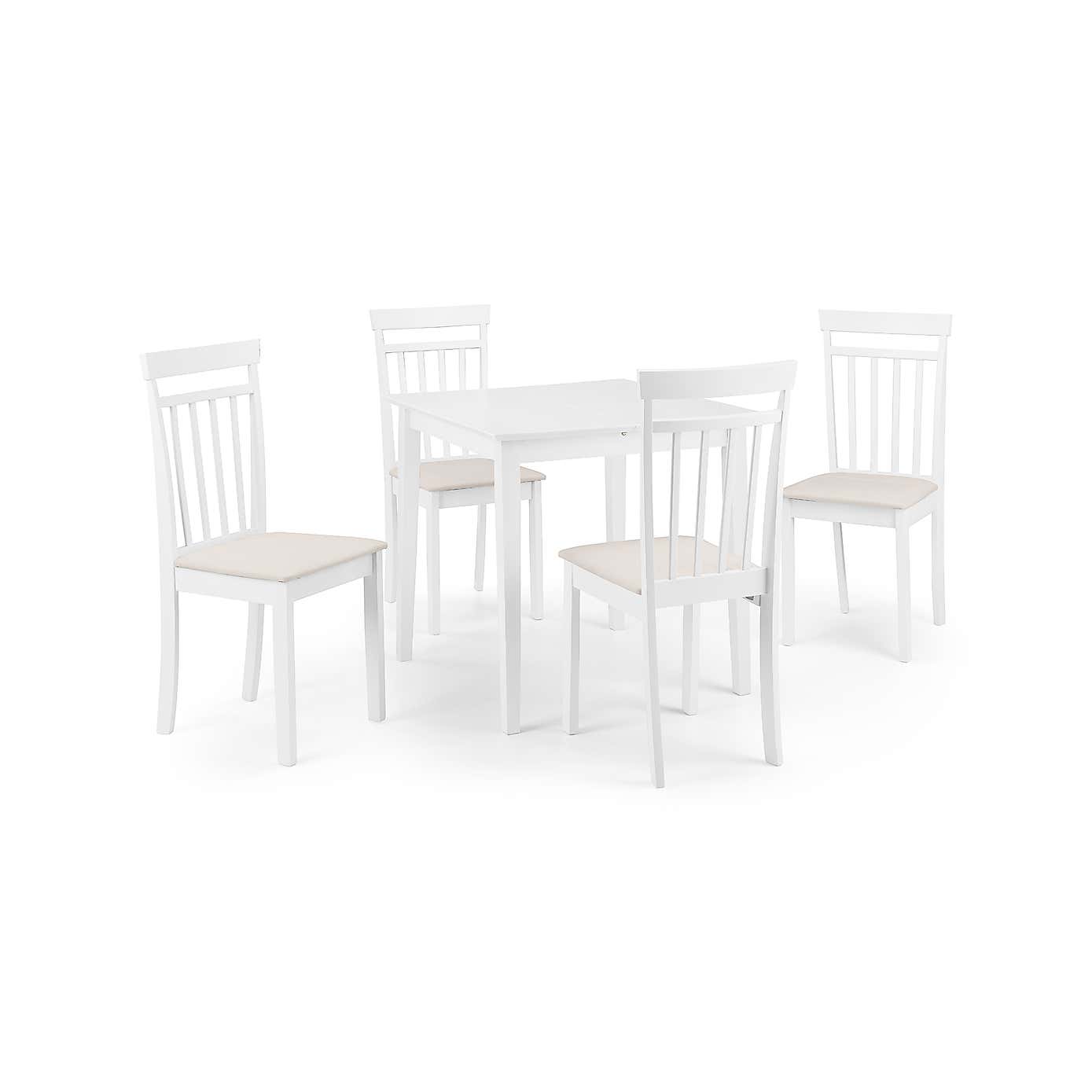 Rufford Square Dining Set with 4 Coast Chairs