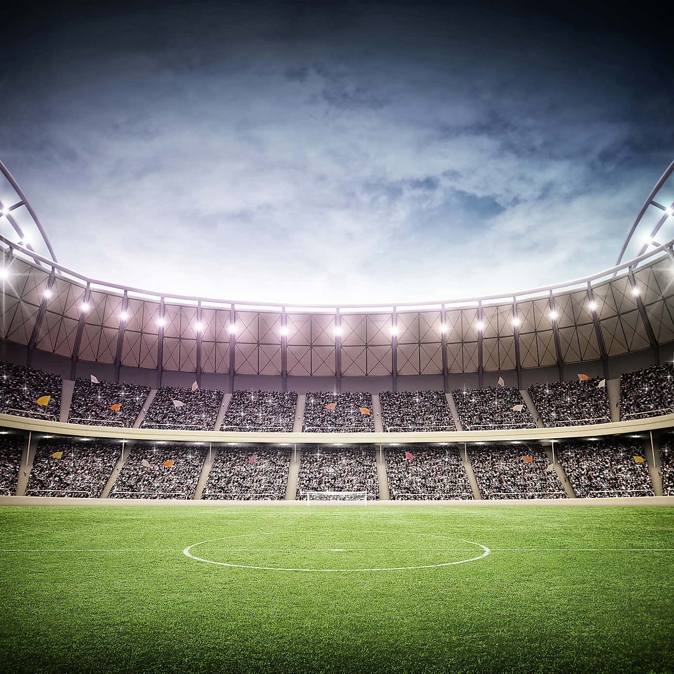 Football Stadium Wall Mural