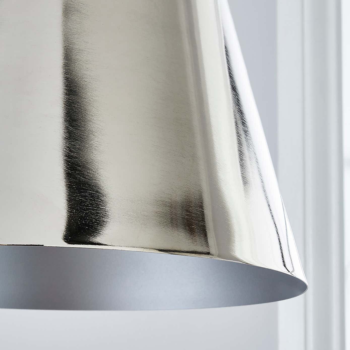 Dorma Bedford Nickel 1 Light Ceiling Fitting