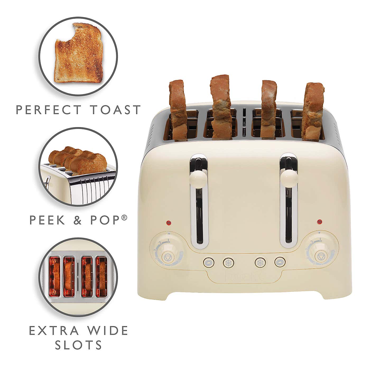 Dualit Lite 4 Long Slot Toaster