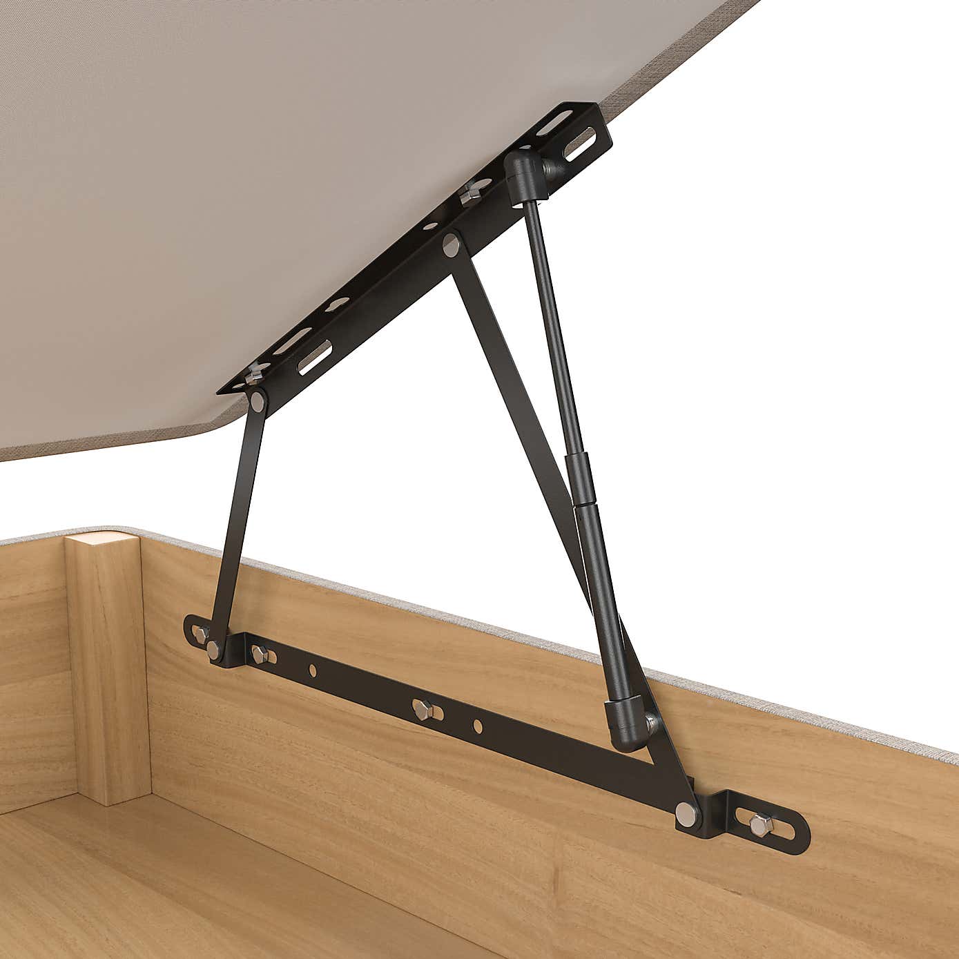 Everyday Side Ottoman Bed Frame, Chenille