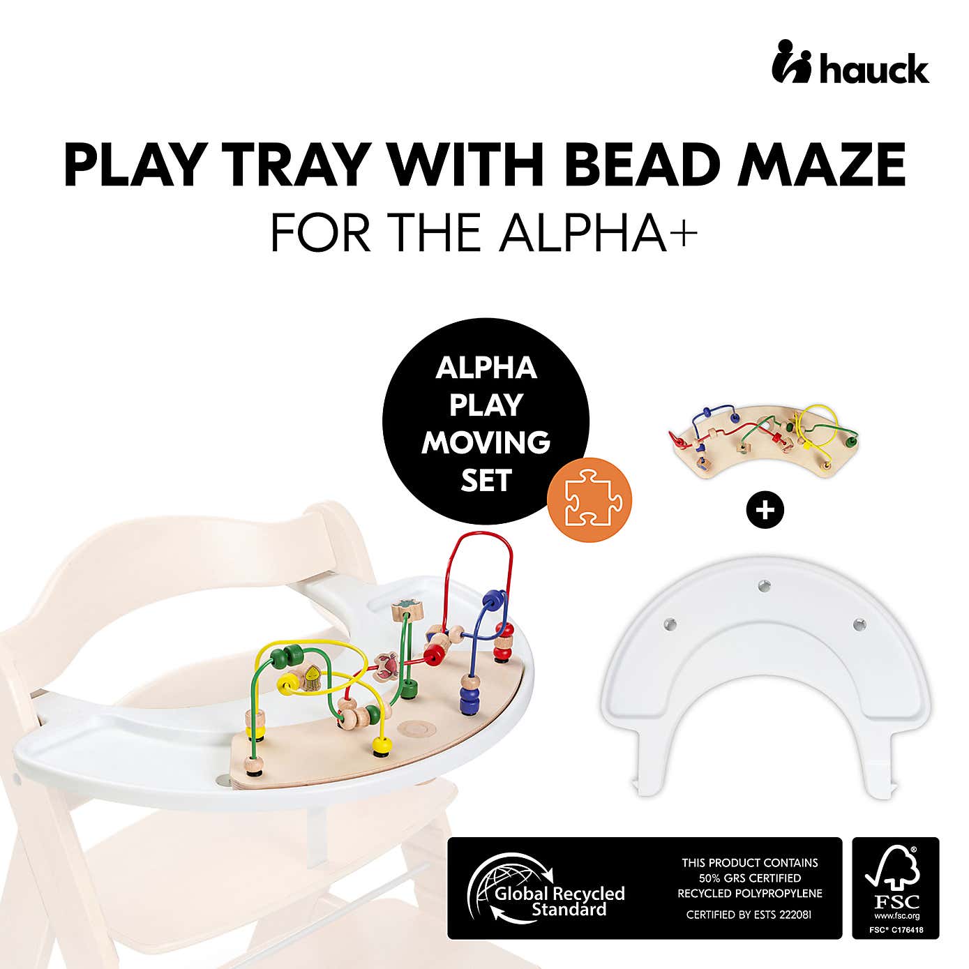 Hauck Alpha Play Tray with Moving Set