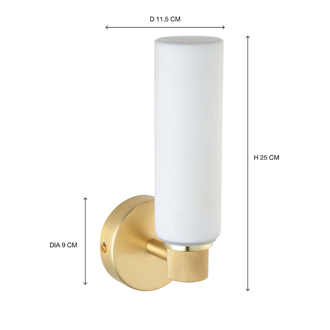 Roan Dimmable Bathroom Wall Light