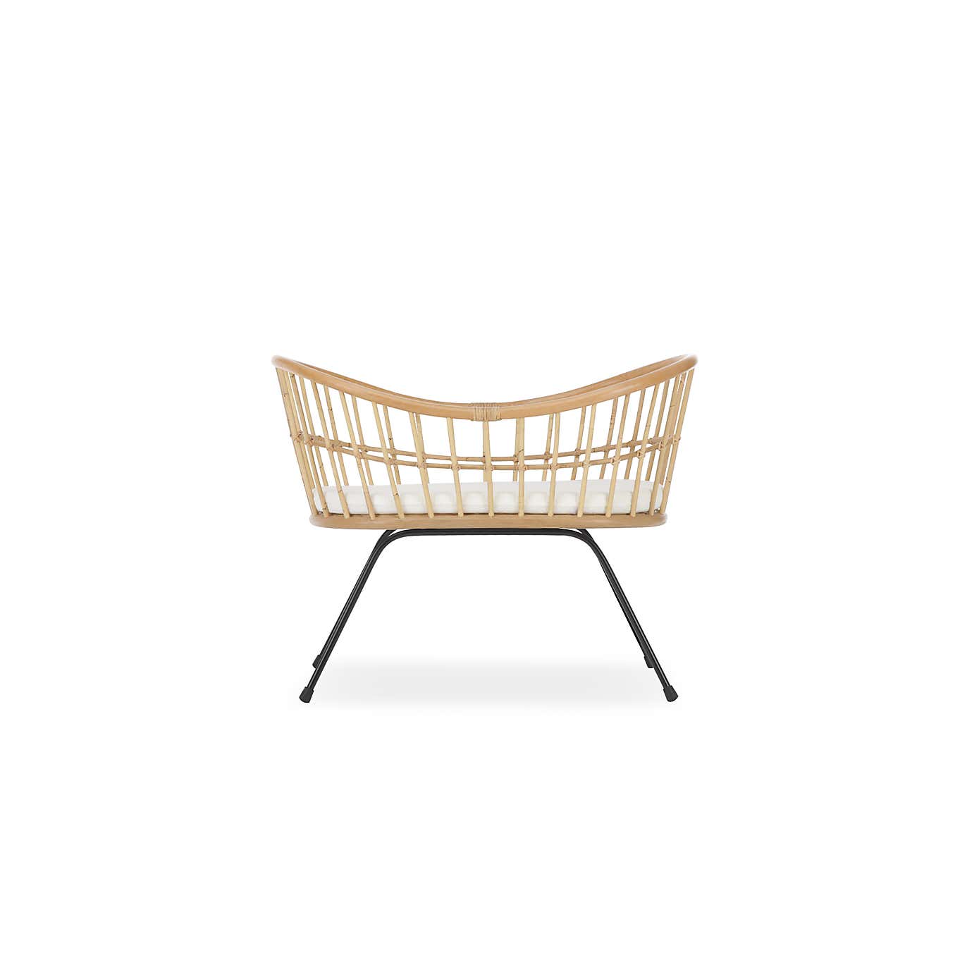 CuddleCo Aria Wave Rattan Crib