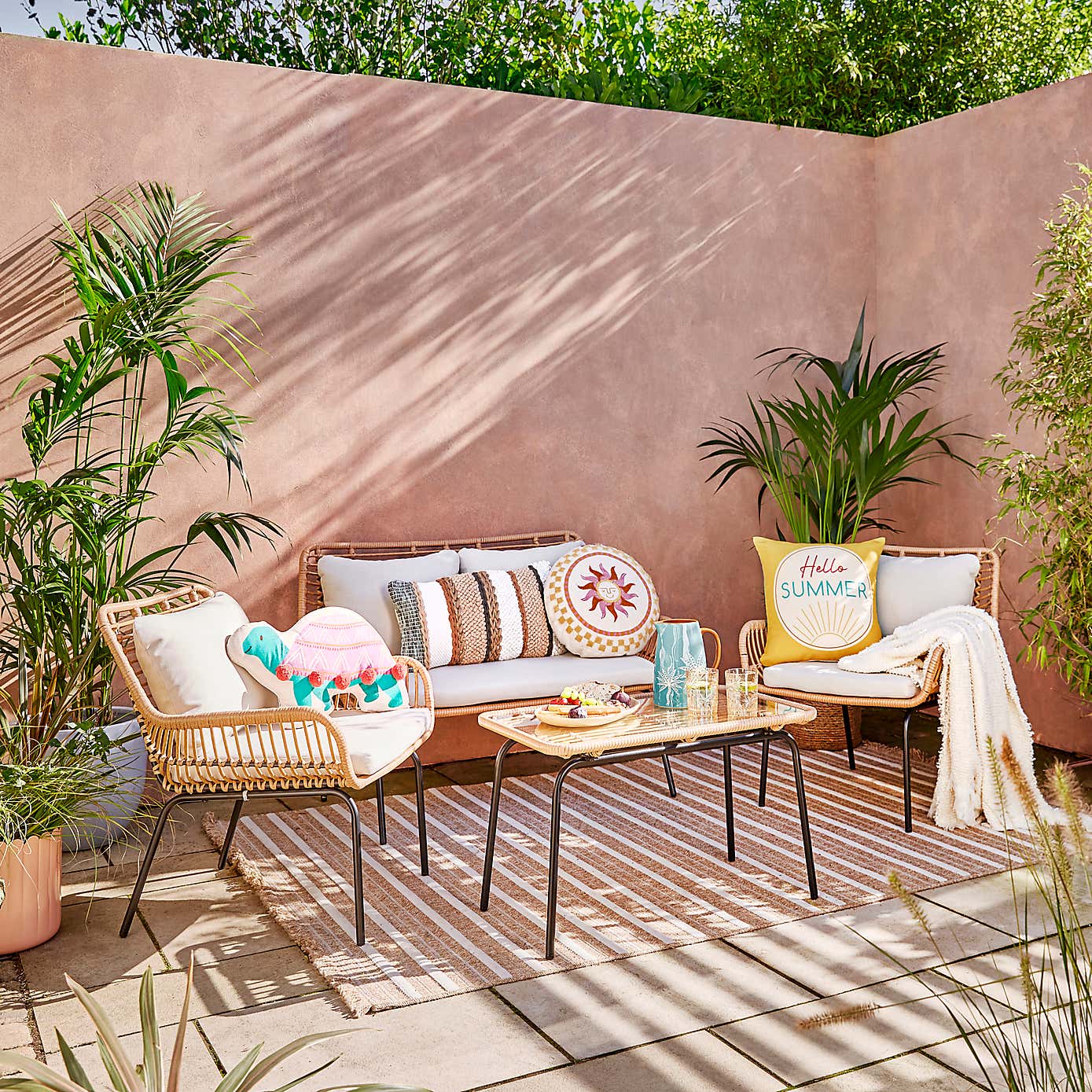 Singapore 4 Seater Conversation Set