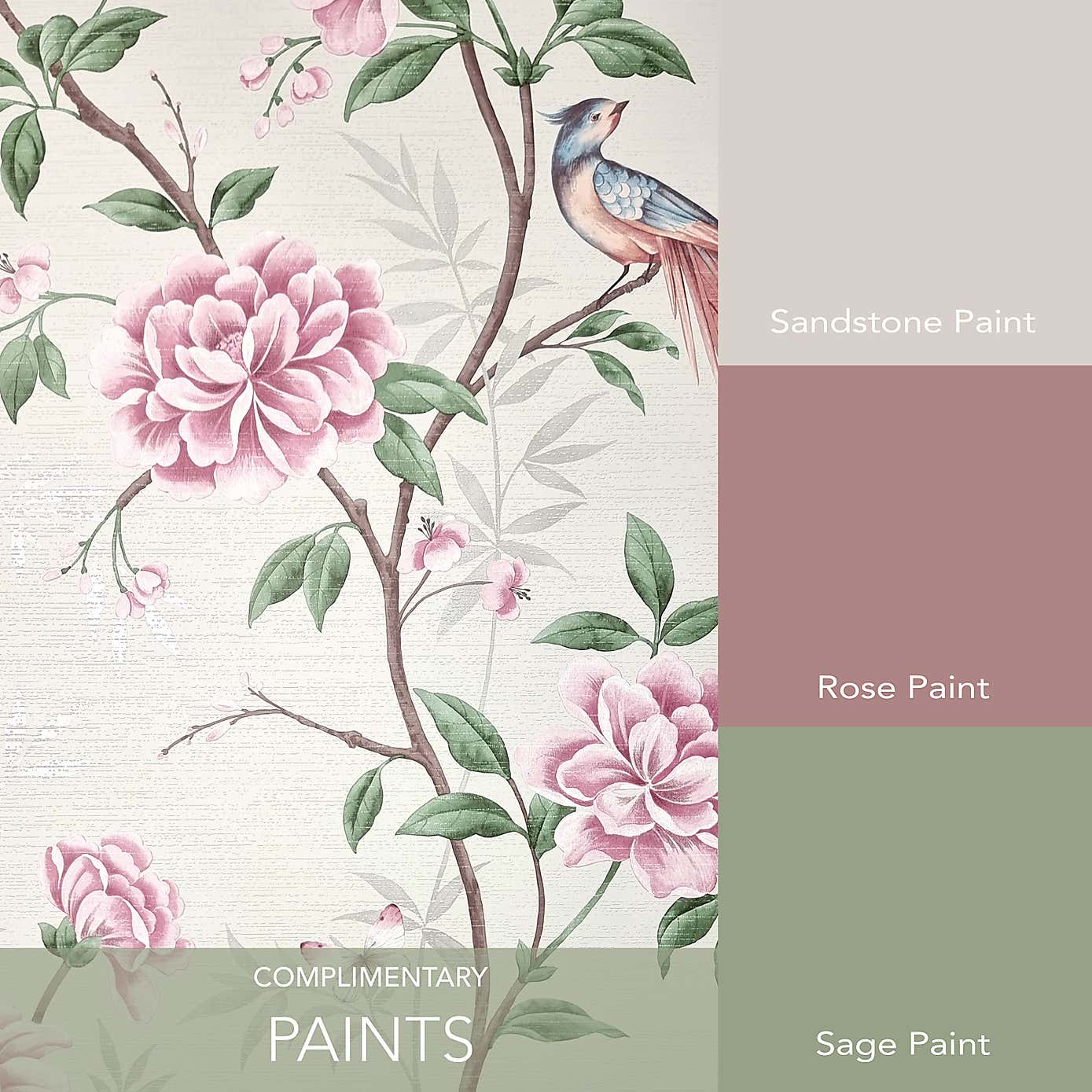 Akina Floral Wallpaper