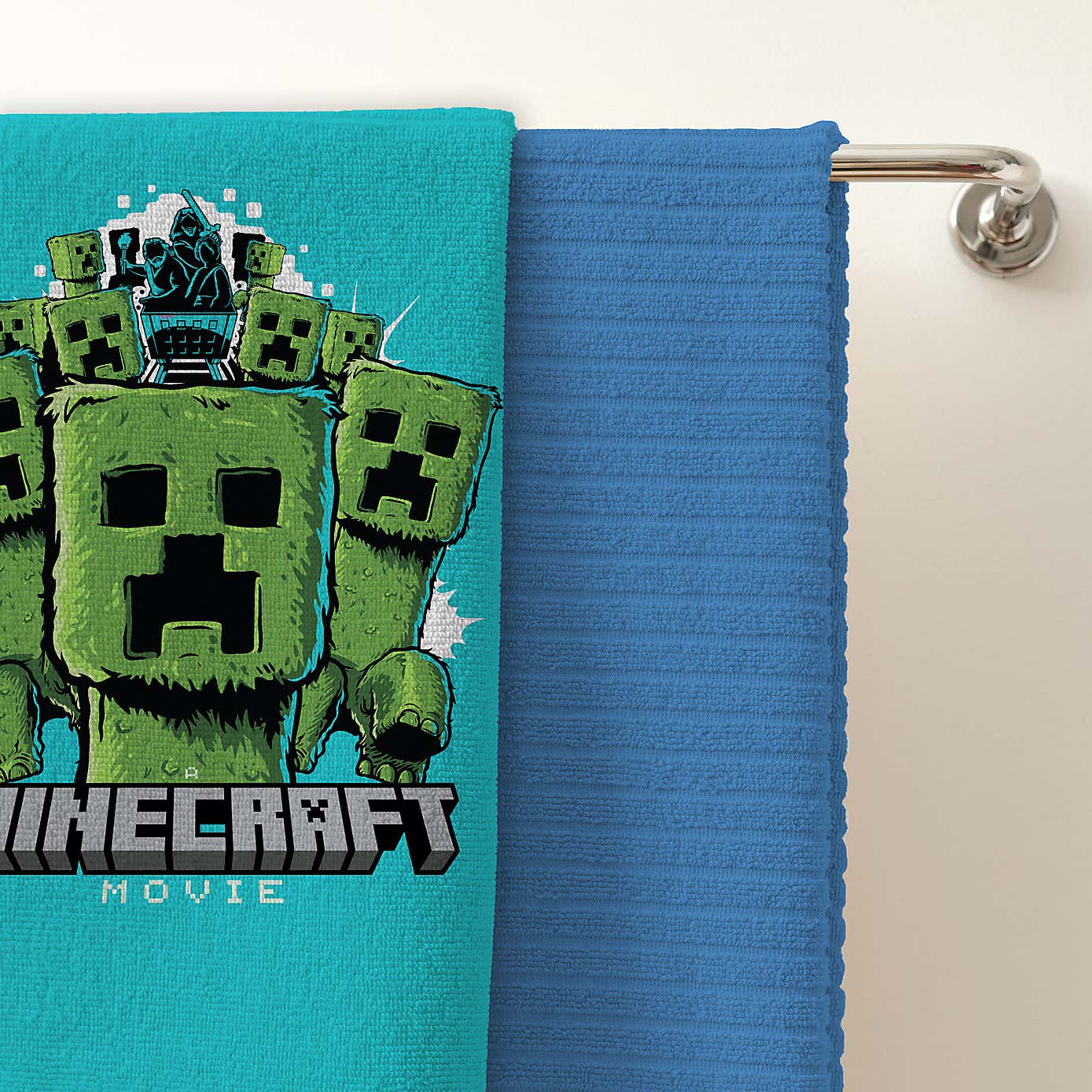 Minecraft Movie Group 100% Cotton Towel
