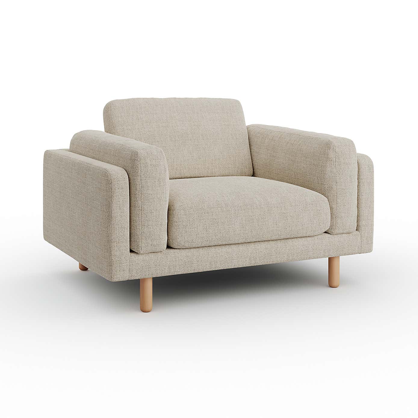 Newton Chunky Tonal Weave Snuggle Chair