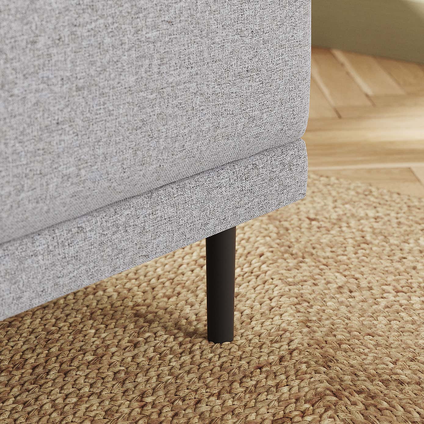 Mae Long Dining Bench, Textured Weave