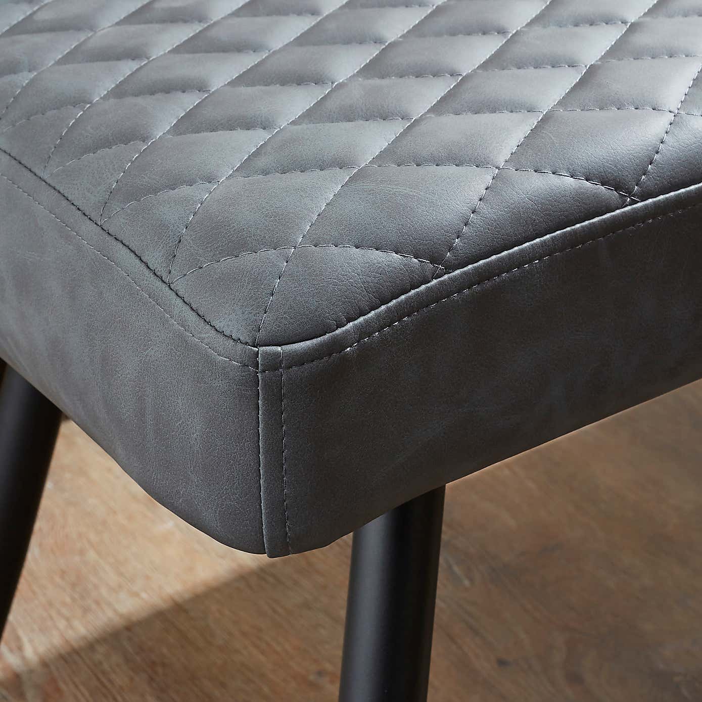 Montreal Faux Leather Dining Bench