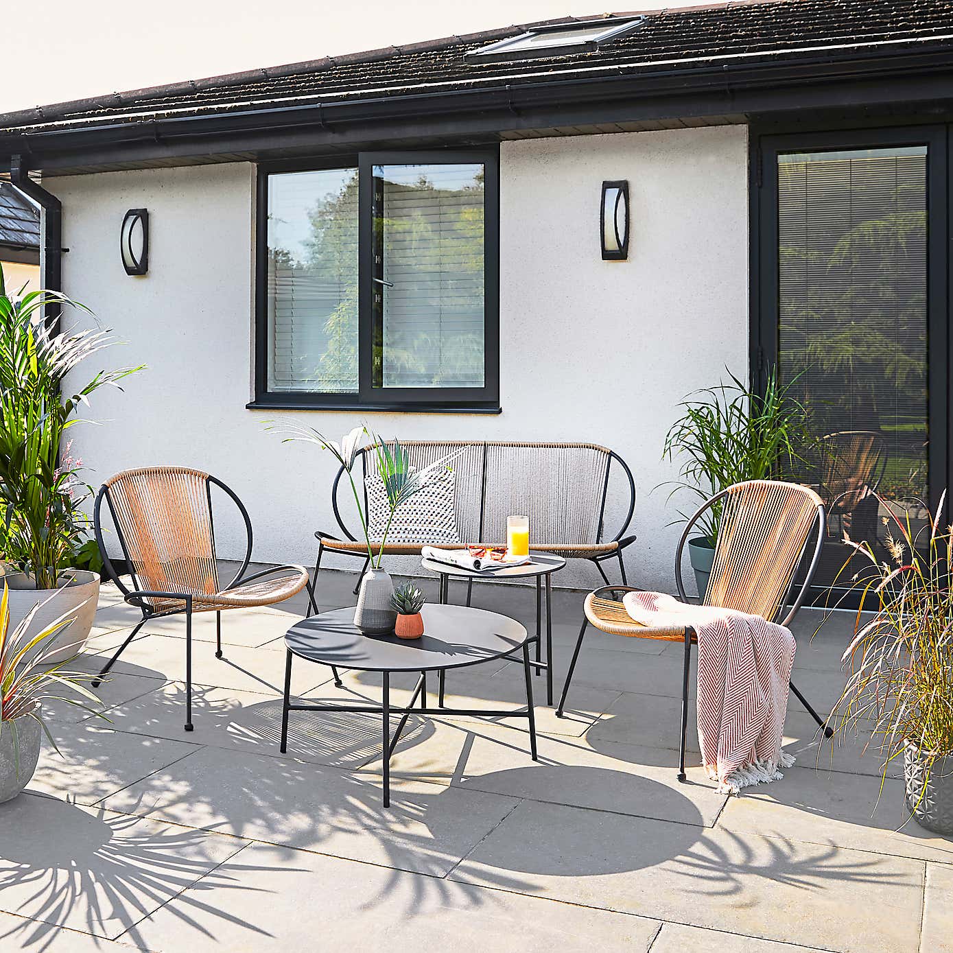 Santorini 4 Seater Conversation Set