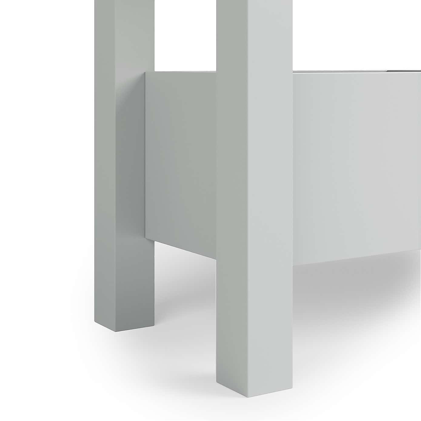Bromley Sofa Side Table Grey