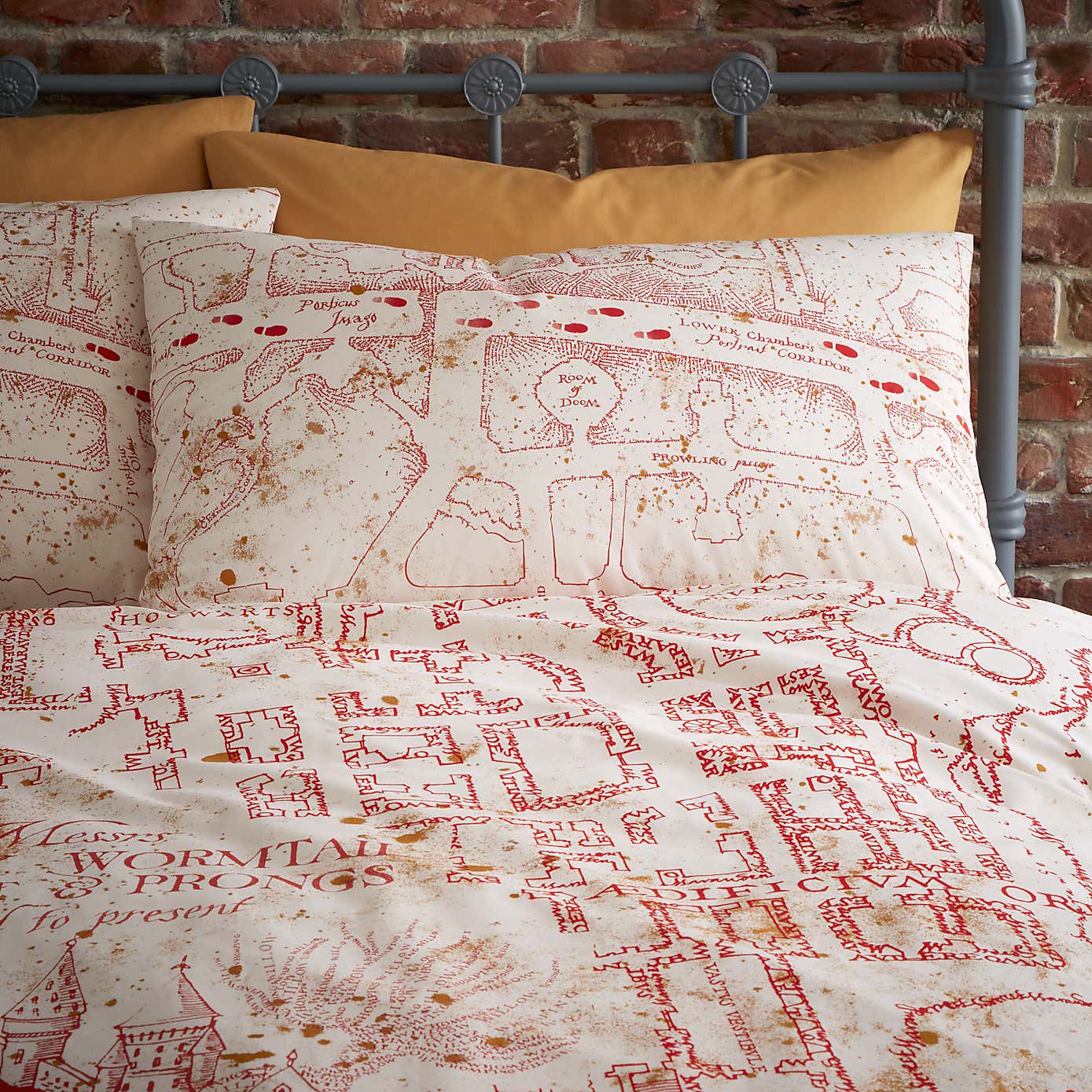 Harry Potter Maruders Map Duvet Cover and Pillowcase Set