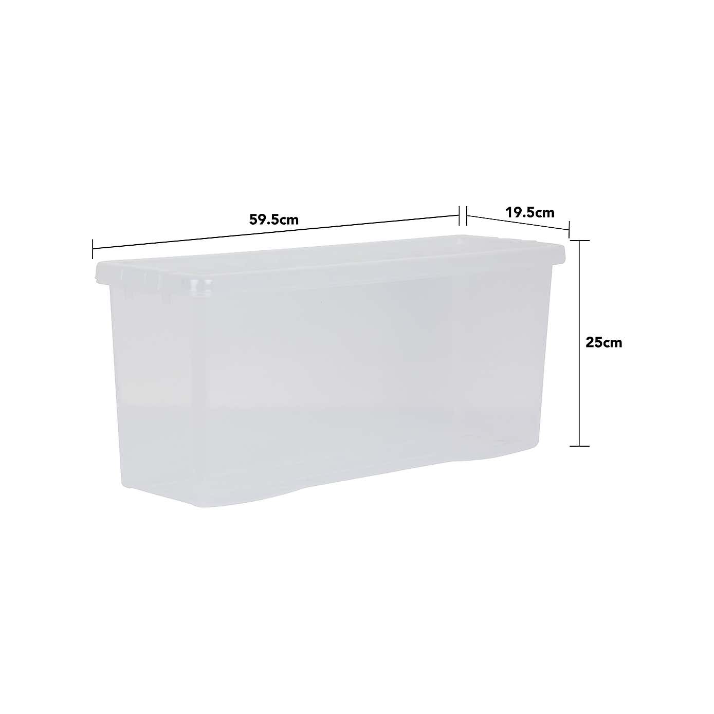 Wham Crystal Set of 4 Shelf Boxes & Lids