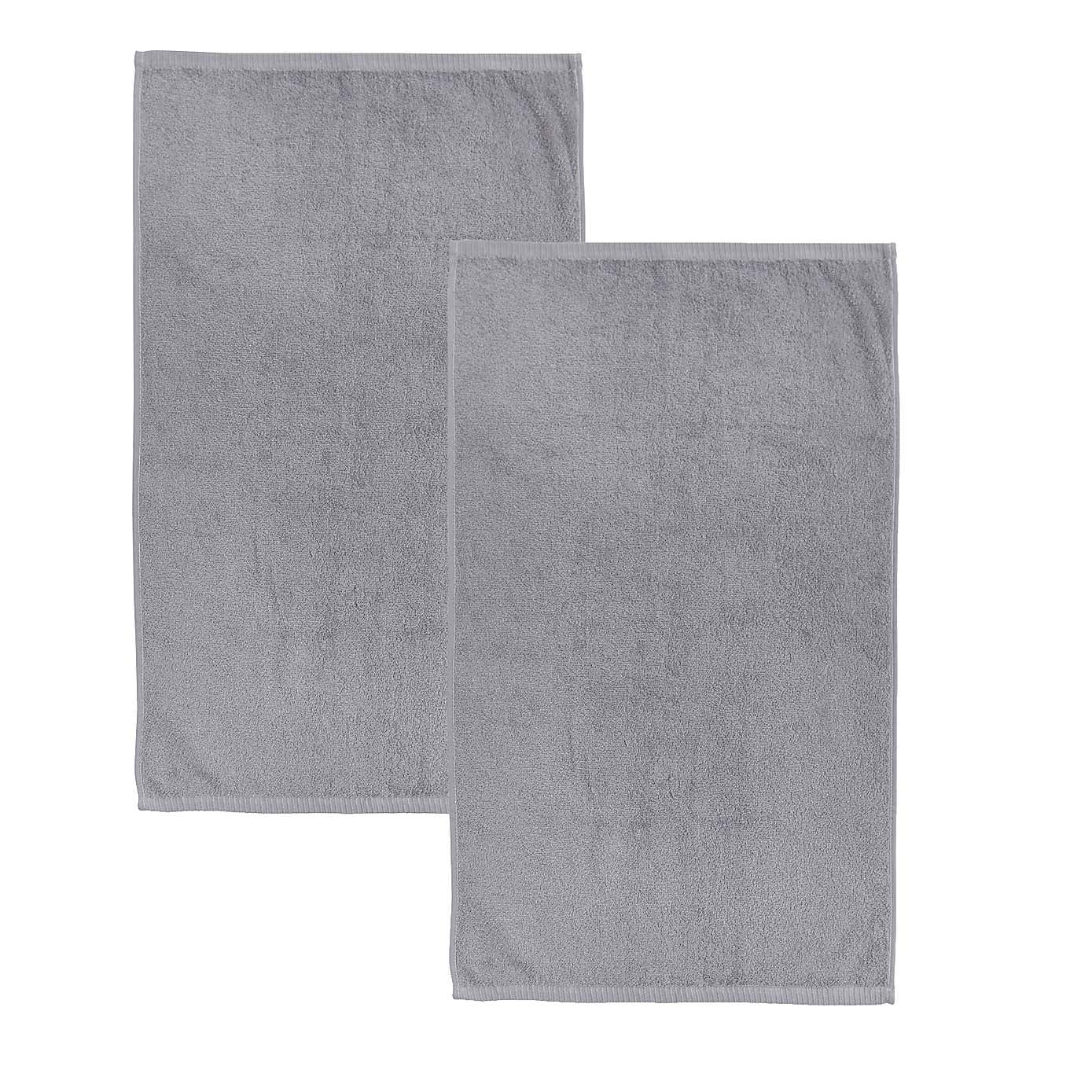 Set of 2 Catherine Lansfield Quick Dry Bath Sheets