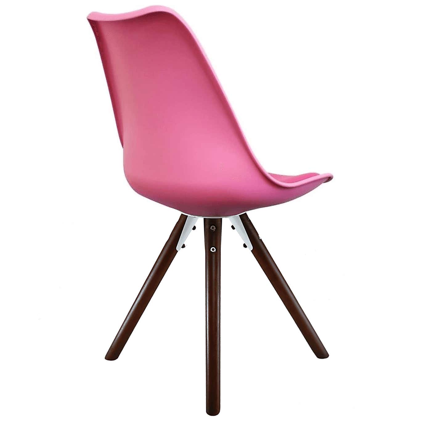 Fusion Living Soho Plastic Dining Chair with Pyramid Legs