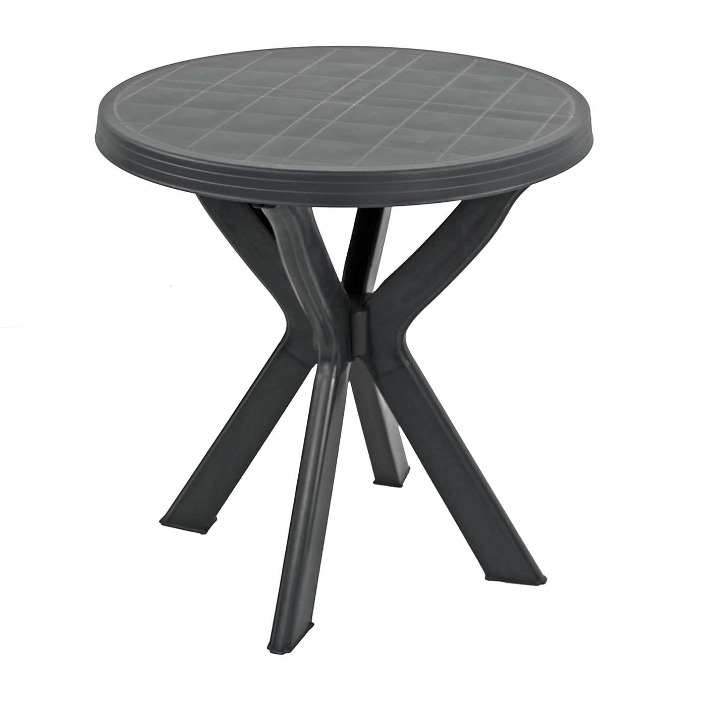 Tivoli Dark Grey Table with 2 Parma Chairs