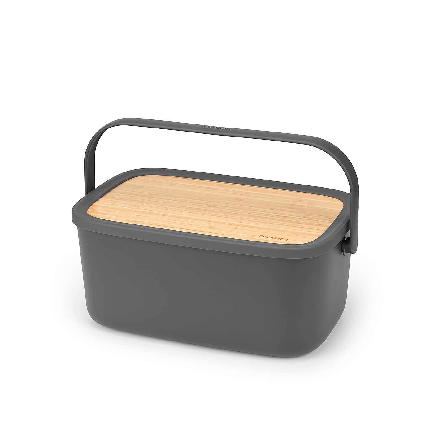 Brabantia Dark Grey Nic Bread Bin