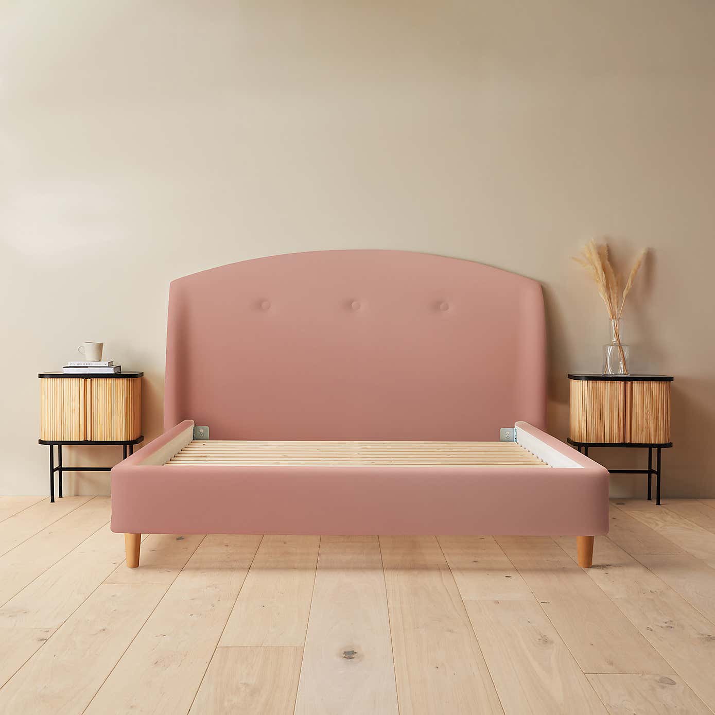 Silentnight Evana Bed Frame, Velvet