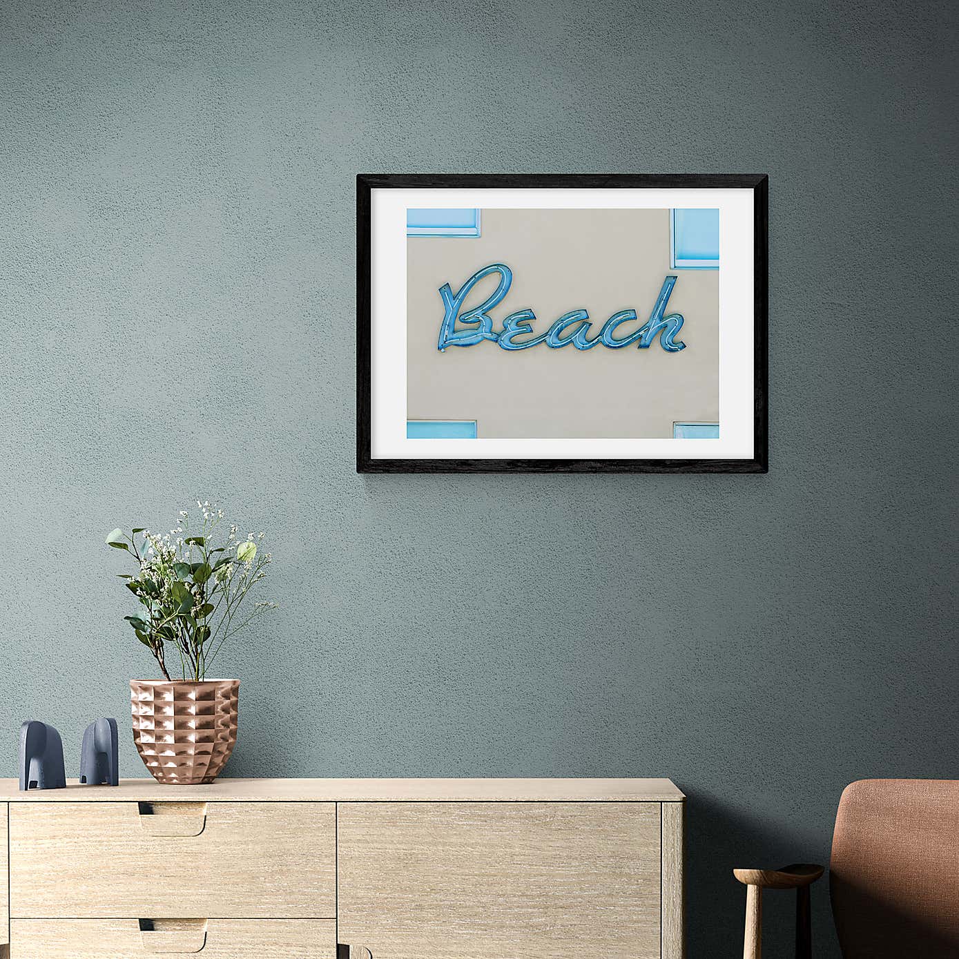 East End Prints Beach Print by Capricorn Press