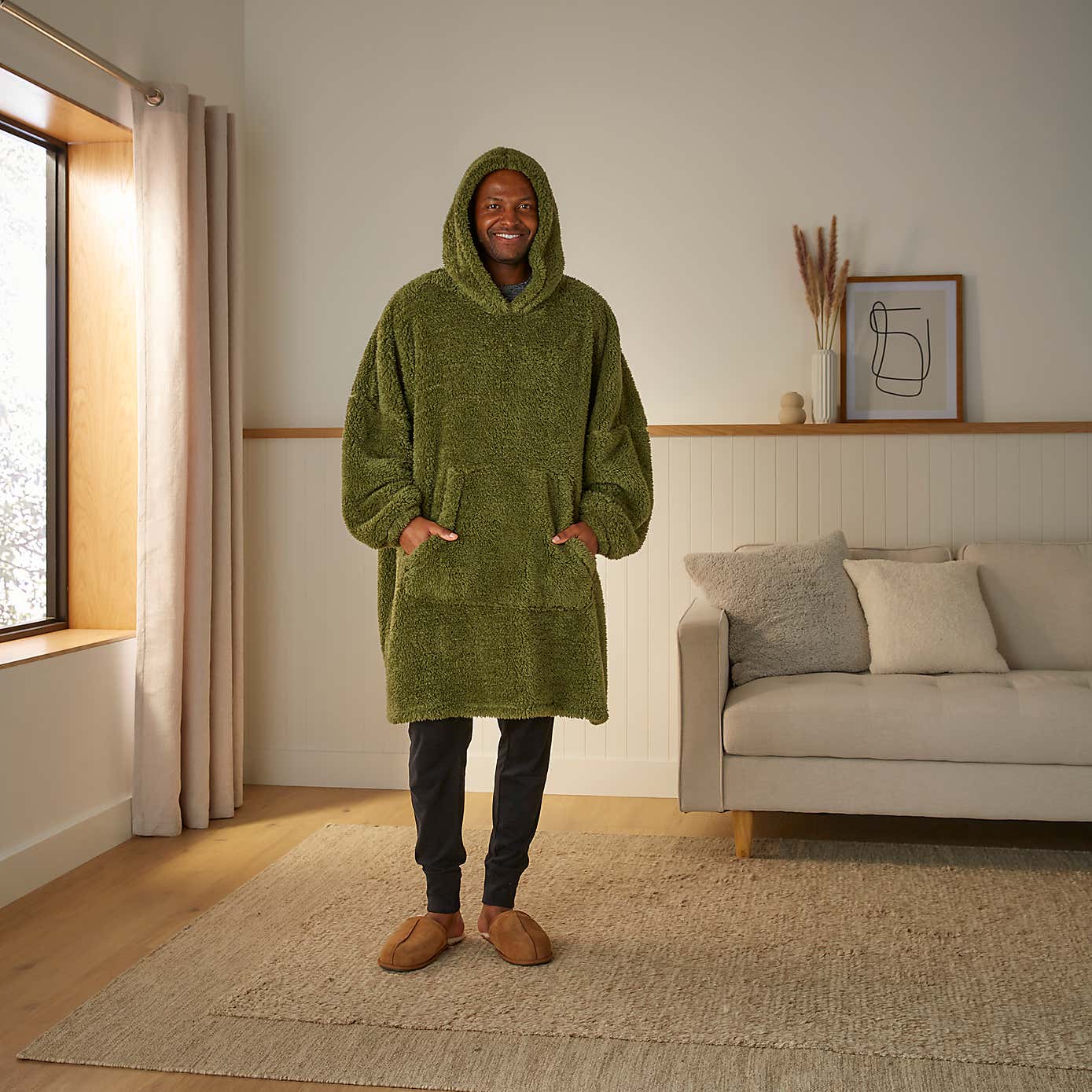 Teddy Oversized Blanket Hoodie