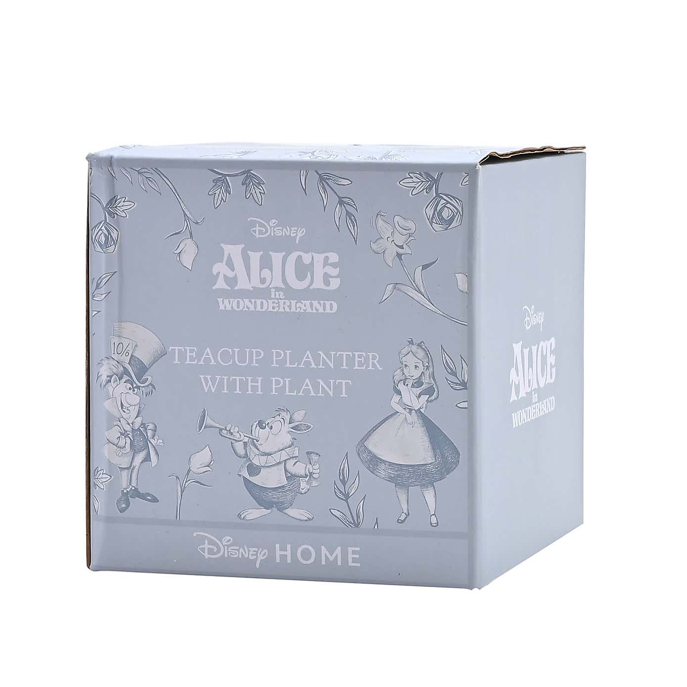 Artificial Flowers in Disney Alice in Wonderland Teacup Plant Pot