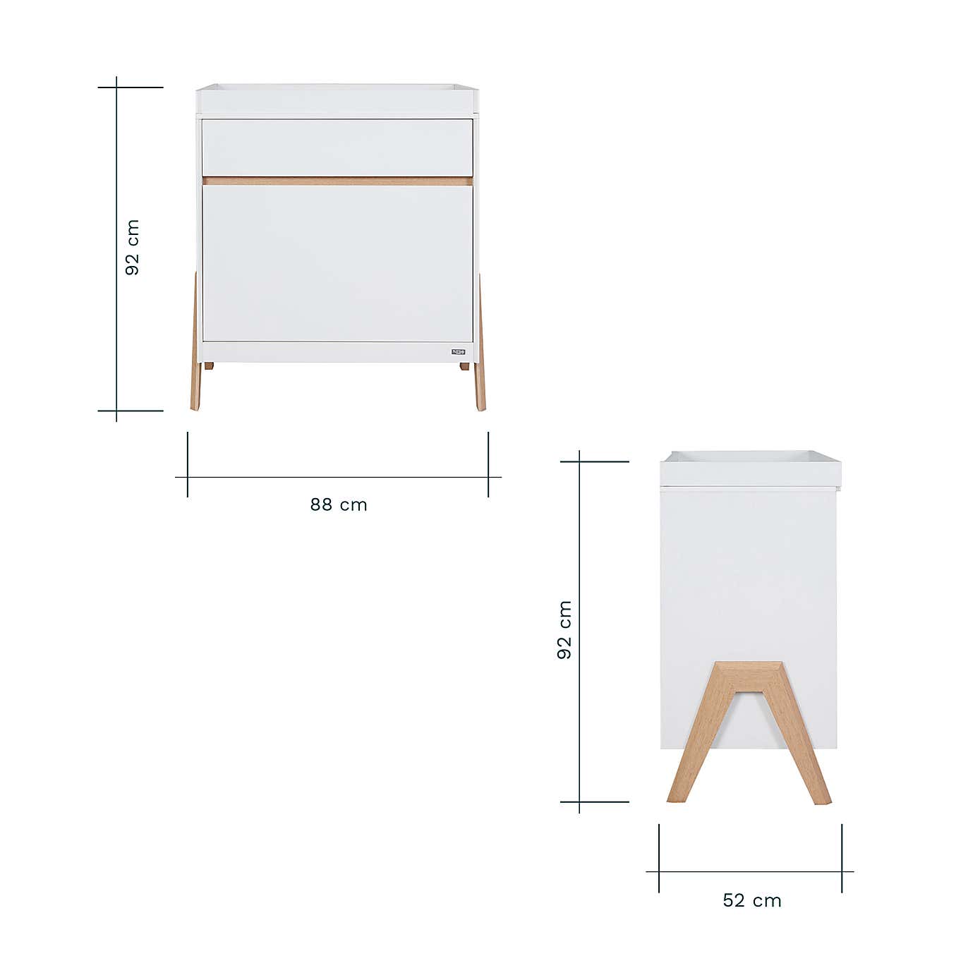Tutti Bambini Fuori 3 Piece Nursery Furniture Set