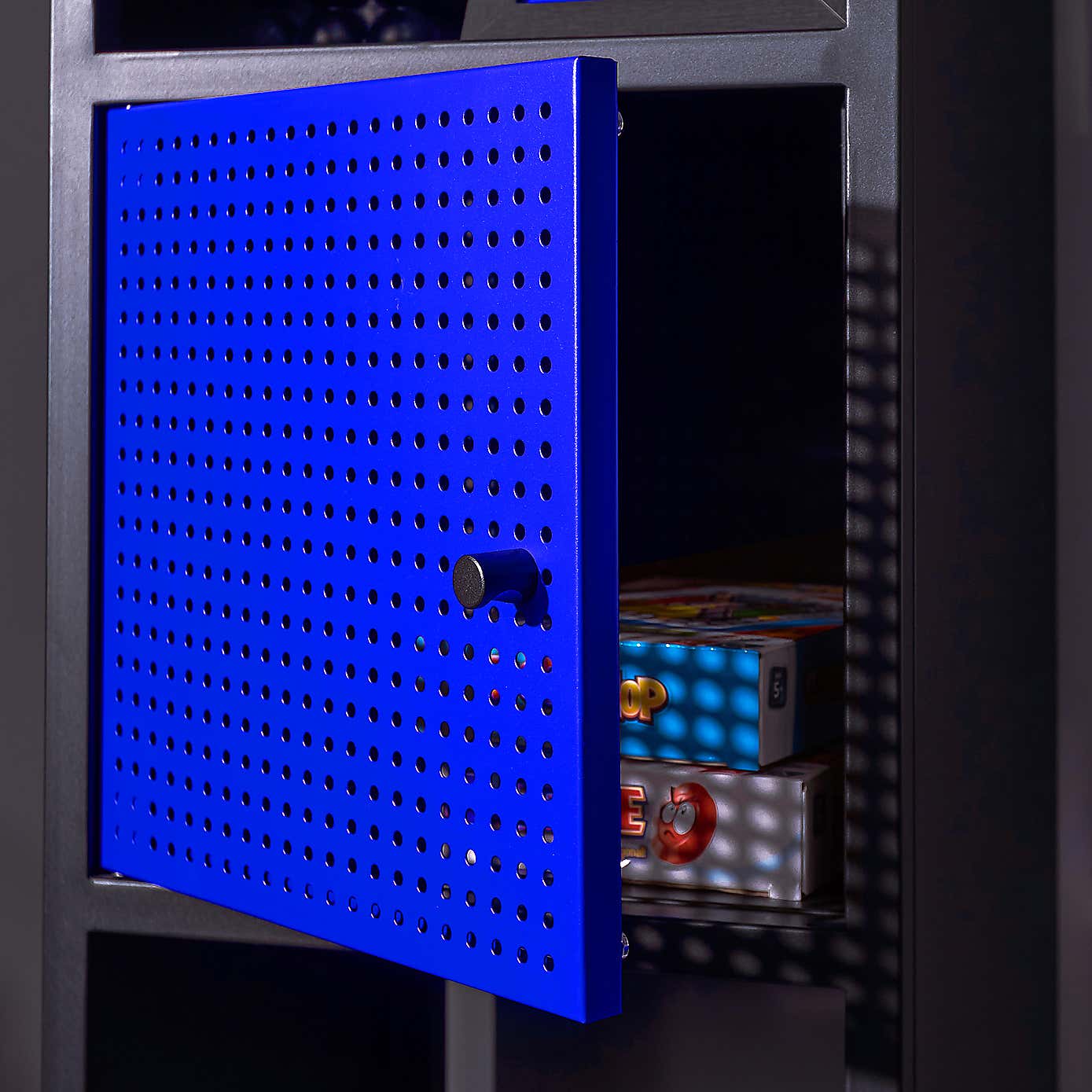 X Rocker Mesh Tek Tall 5 Cube Storage Unit