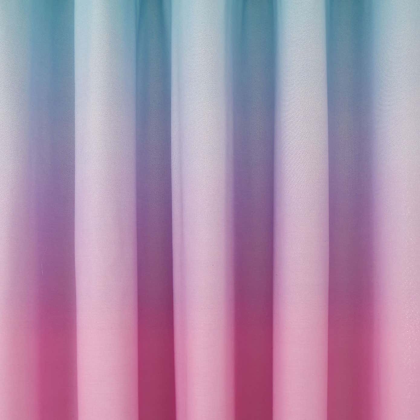 Catherine Lansfield Ombre Rainbow Clouds Eyelet Curtains