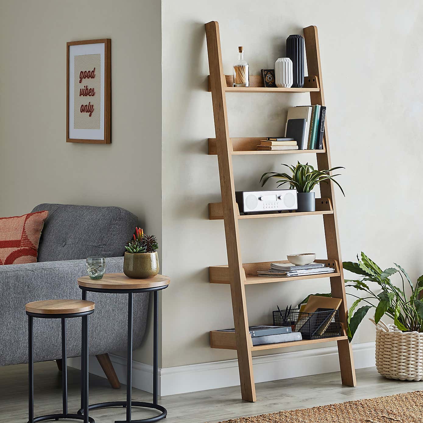 Fulton Ladder Bookcase