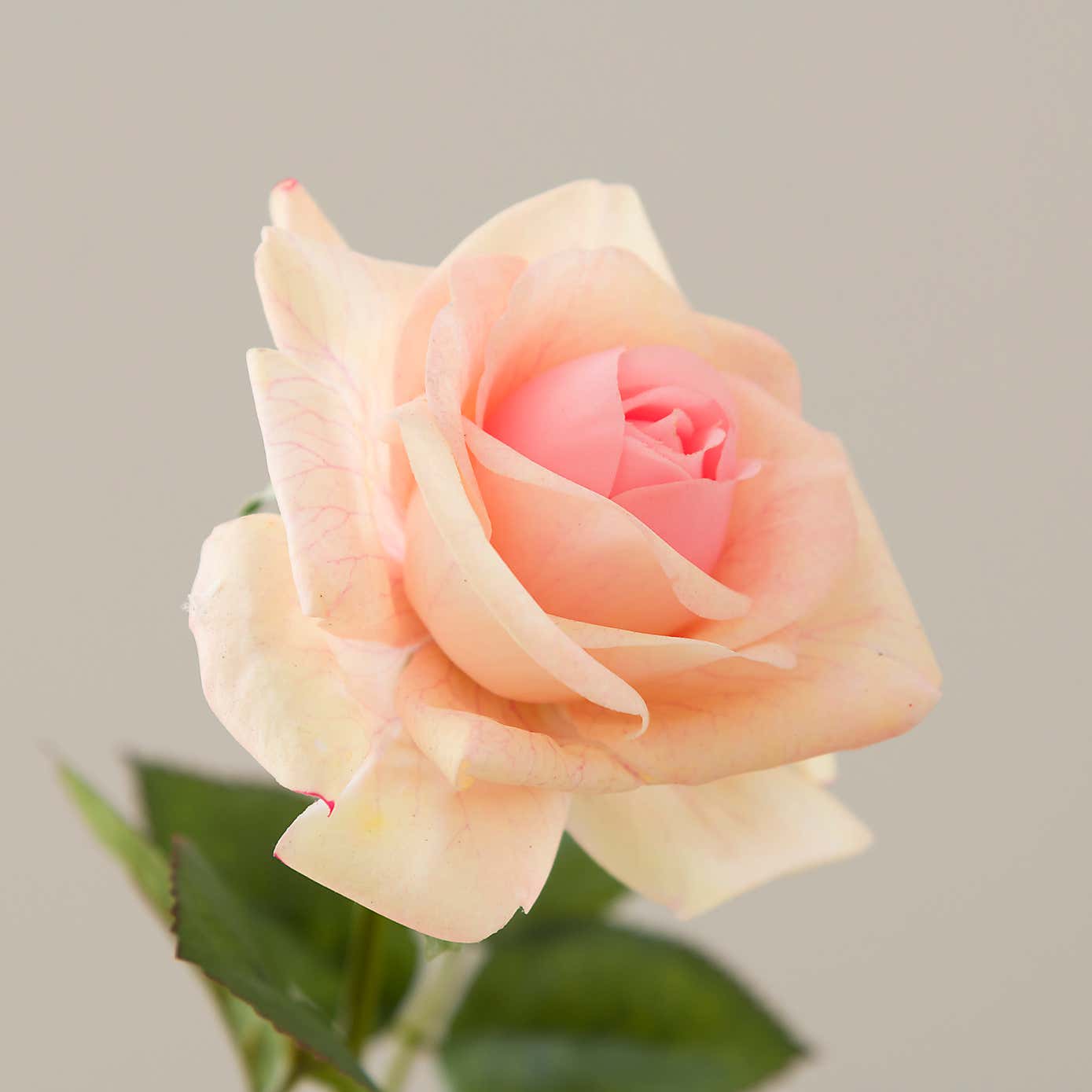 Artificial Pink Rose Stem