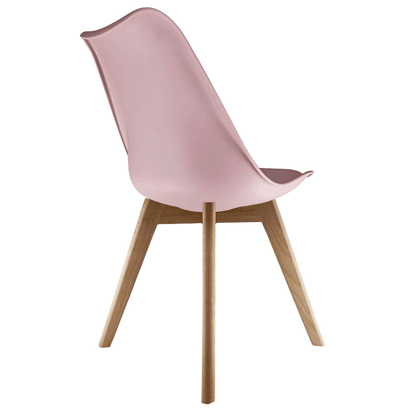 Fusion Living Soho Plastic Dining Chair with Squared Legs