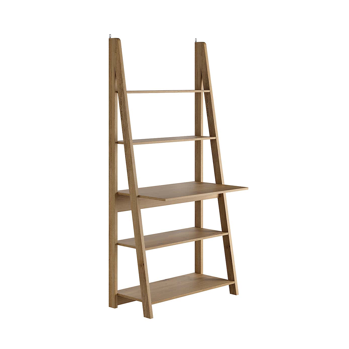 Tiva Oak Ladder Desk