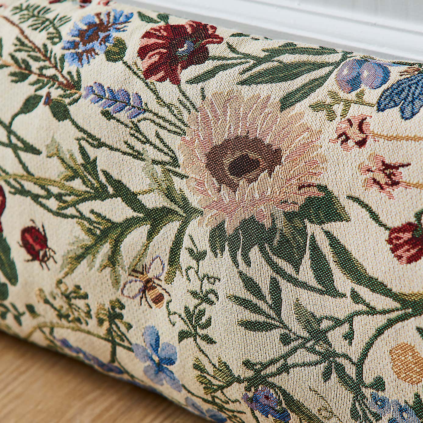 Floral Jacquard Draught Excluder