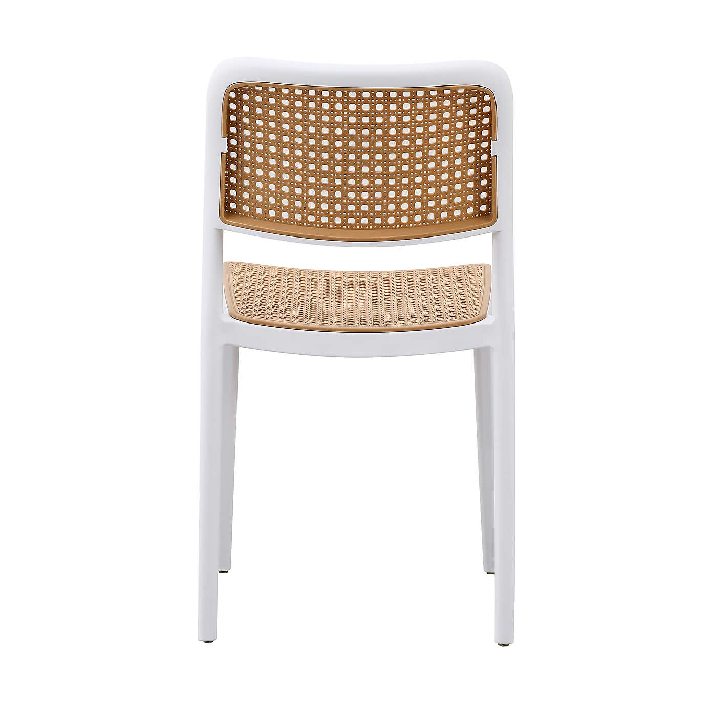 Fusion Living Plastic Cafe Dining Chair