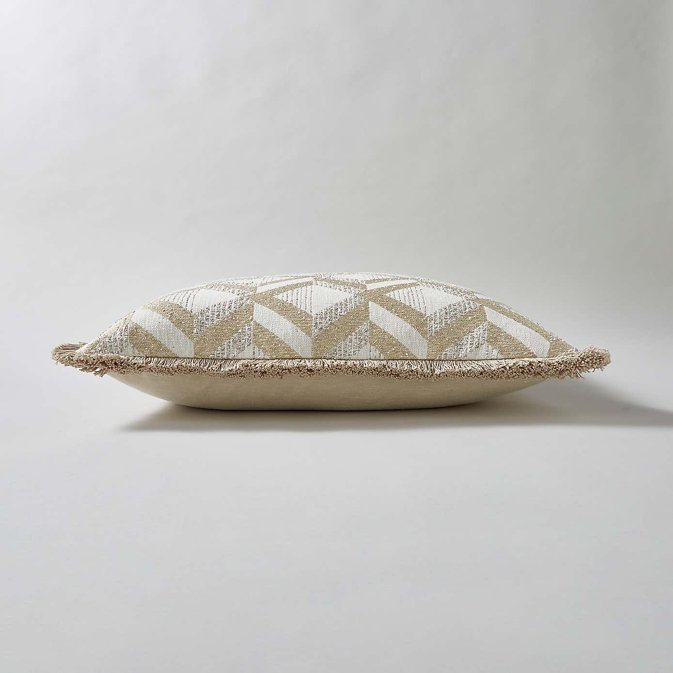 Luxury Jacquard Geometric Cushion