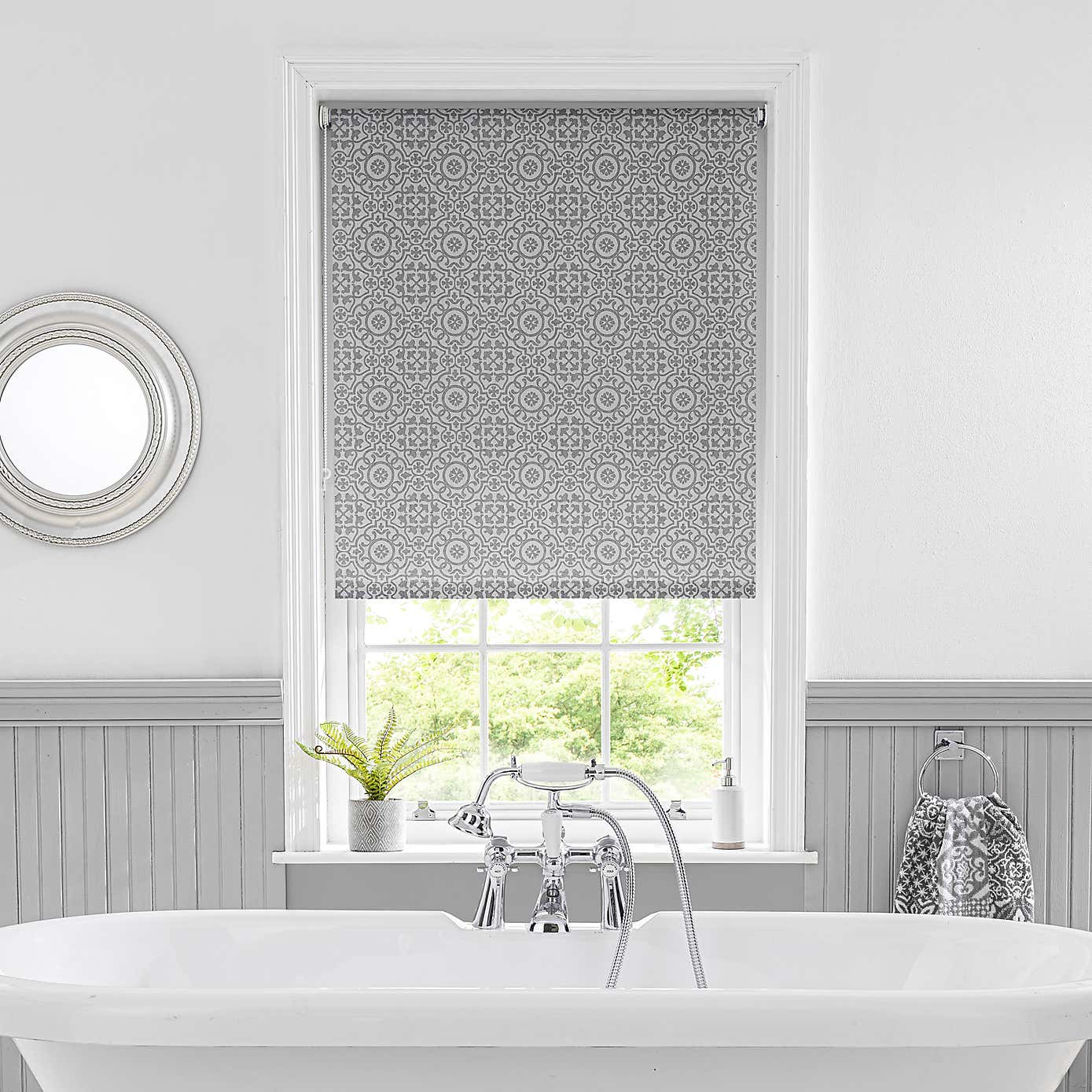 Purity Tile Moisture Resistant Daylight Roller Blind