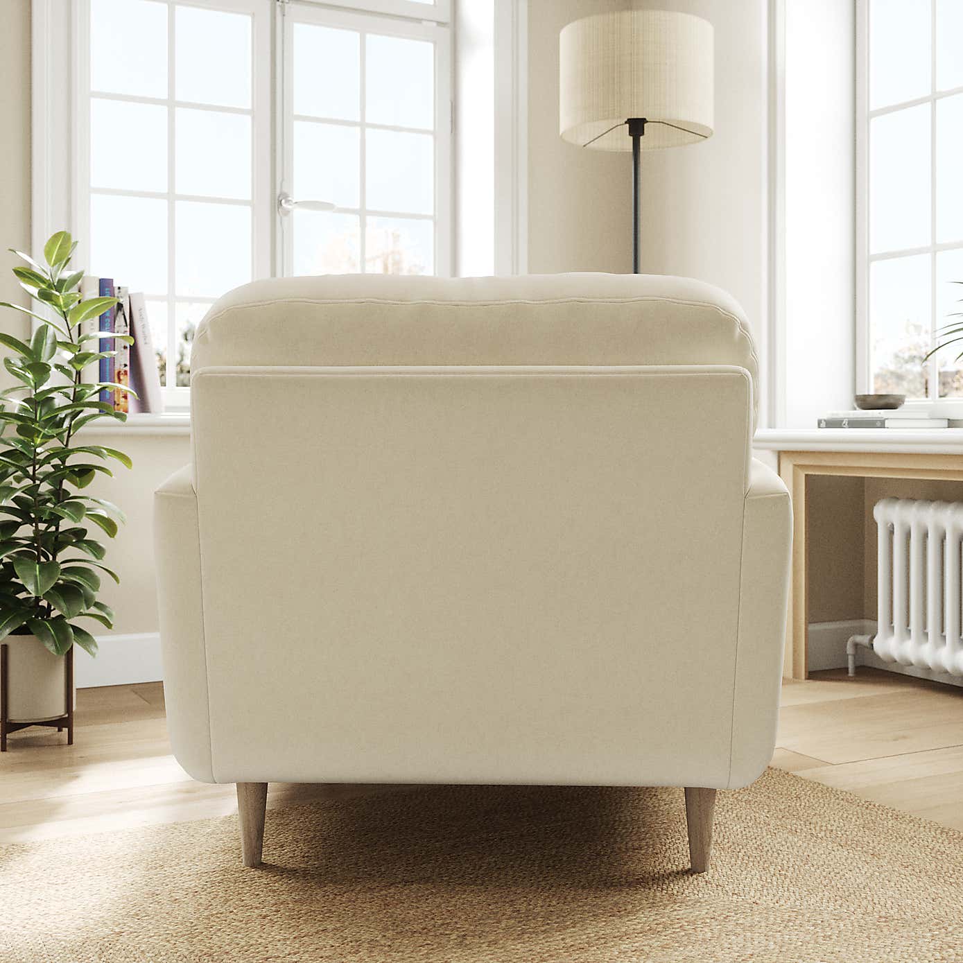 Sven Opulent Velvet Snuggle Chair