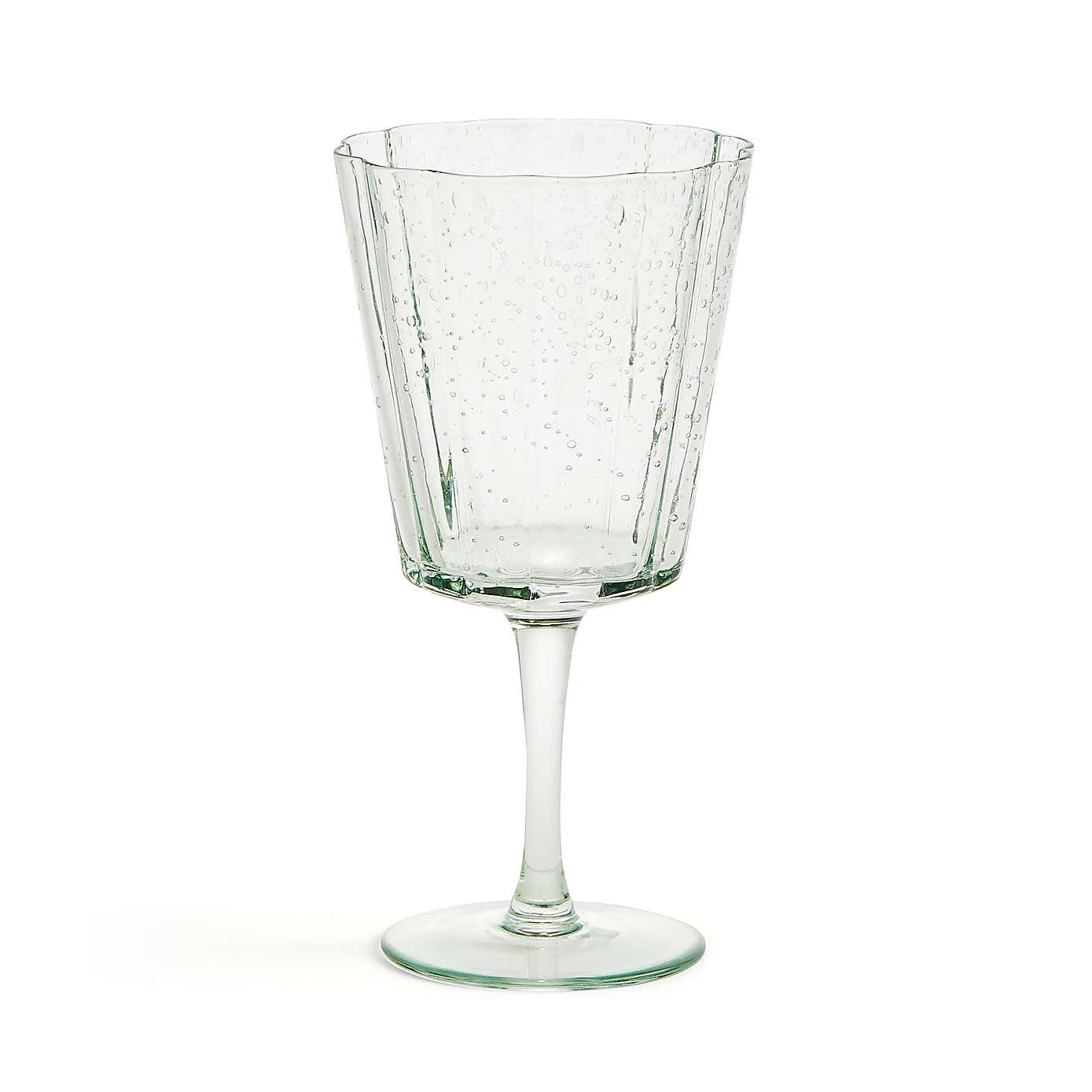 Bubble Green Red Wine Glass