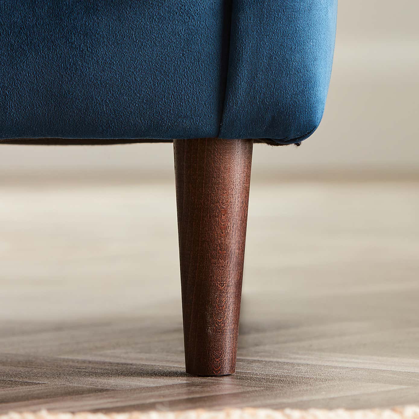 Anton Opulent Velvet 3 Seater Sofa