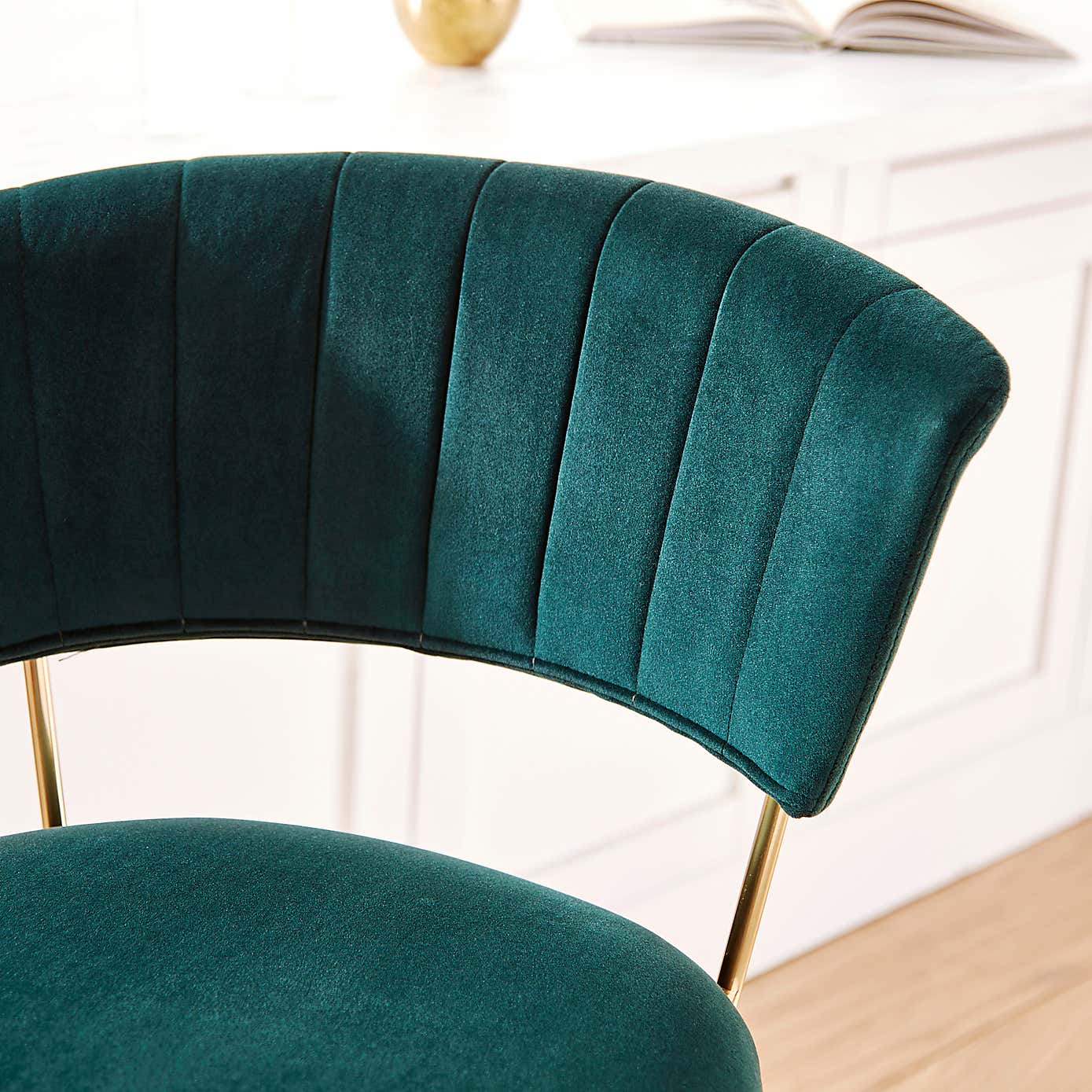 Kendall Velvet Bar Stool