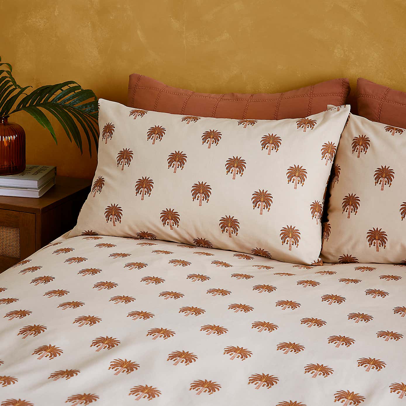 Palma Tropics 100% Cotton Duvet Cover and Pillowcase Set