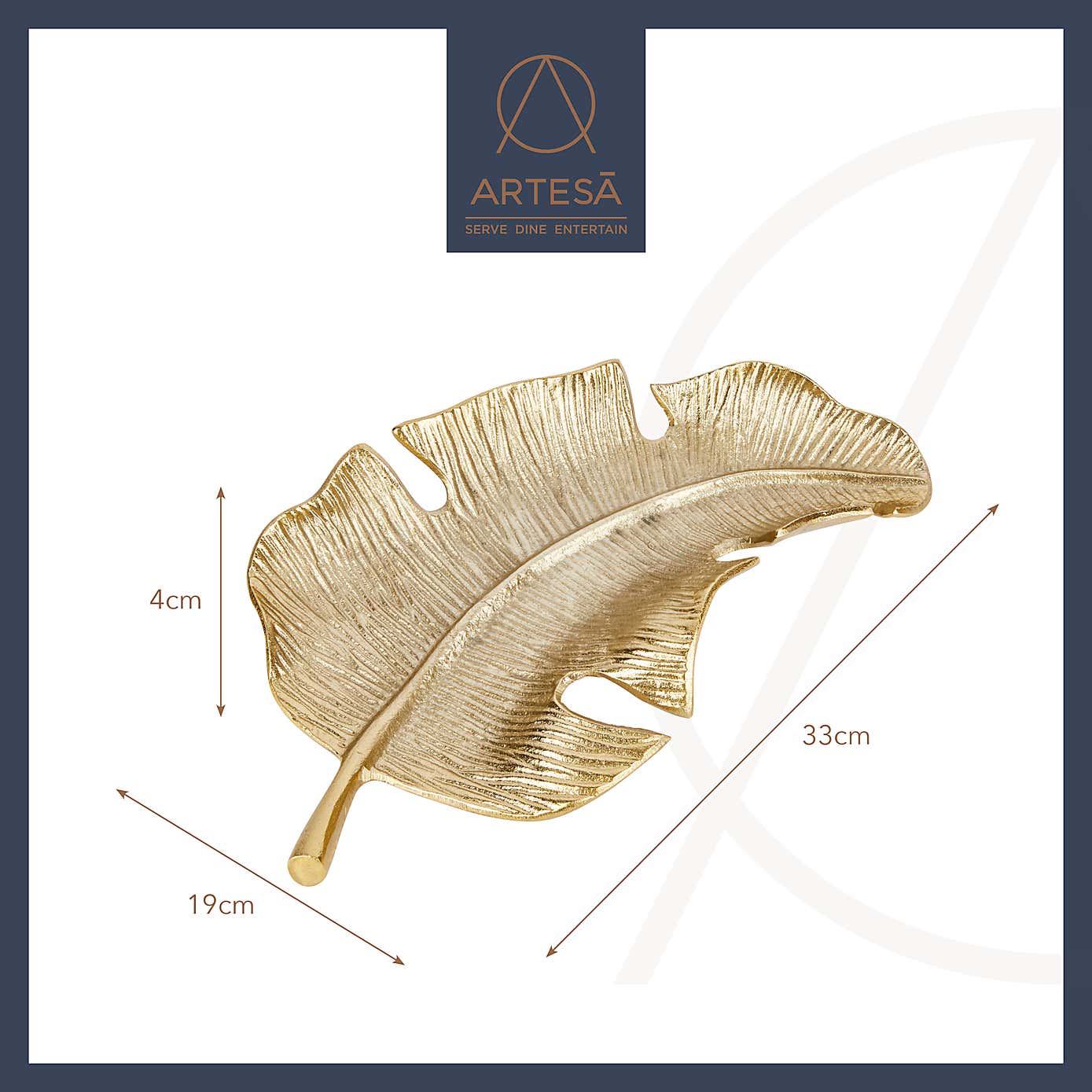 Artesà Leaf Serving Platter