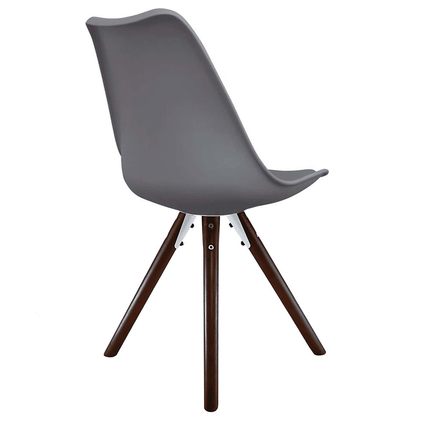 Fusion Living Soho Plastic Dining Chair with Pyramid Legs