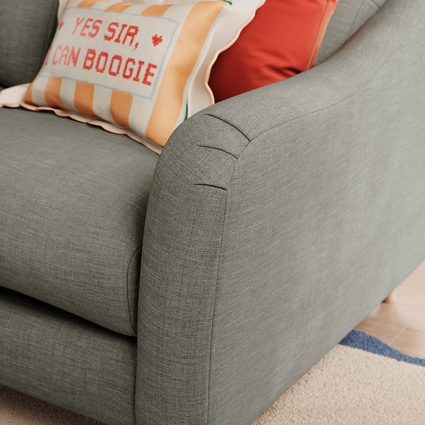 Slub Faux Linen Fabric Sample