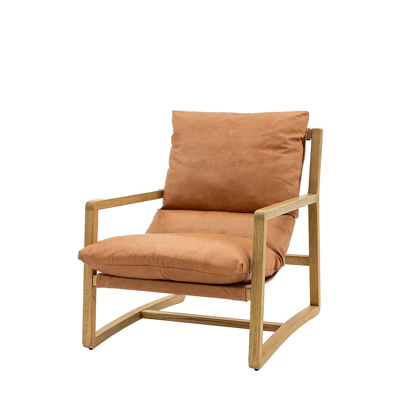 Davis Lounge Chair, Leather